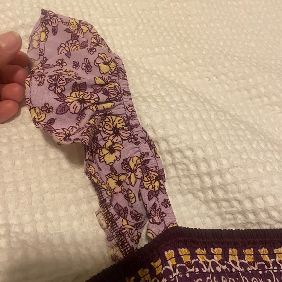 Smocked Ruffle Sleeve Maxi - Picture 3 of 5